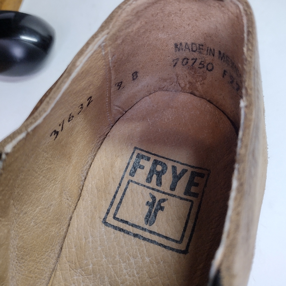 Frye Billy Shootie Western ankle leather brown/distressed 9B (discontinued) - Picture 7 of 11
